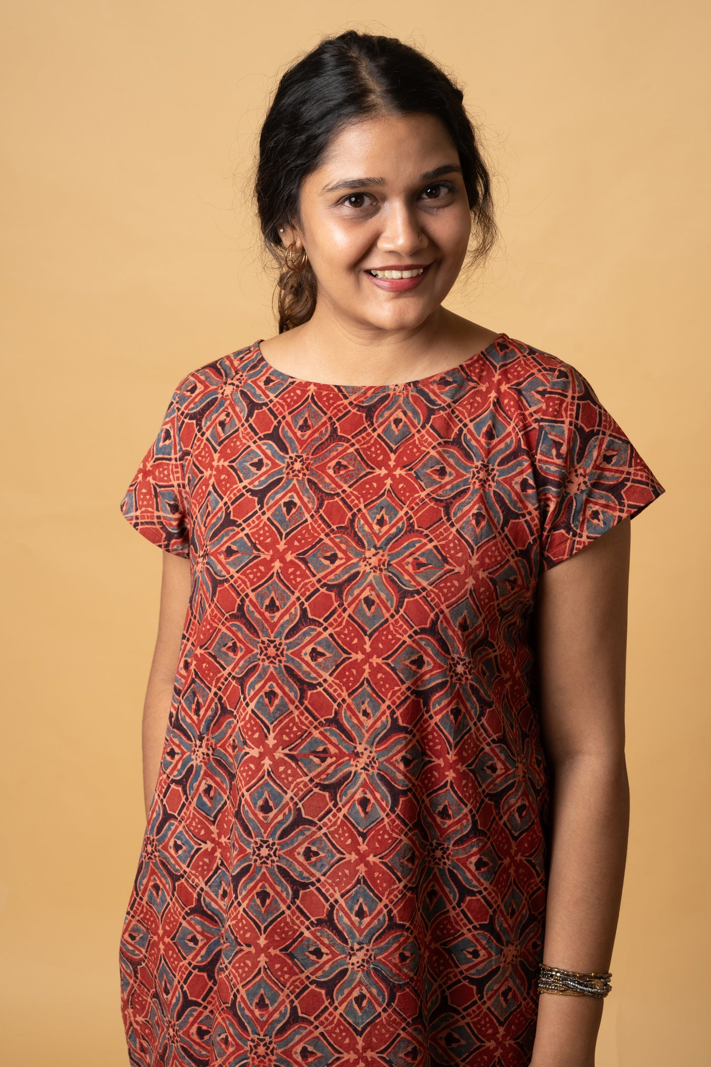 Ajrakh Dress