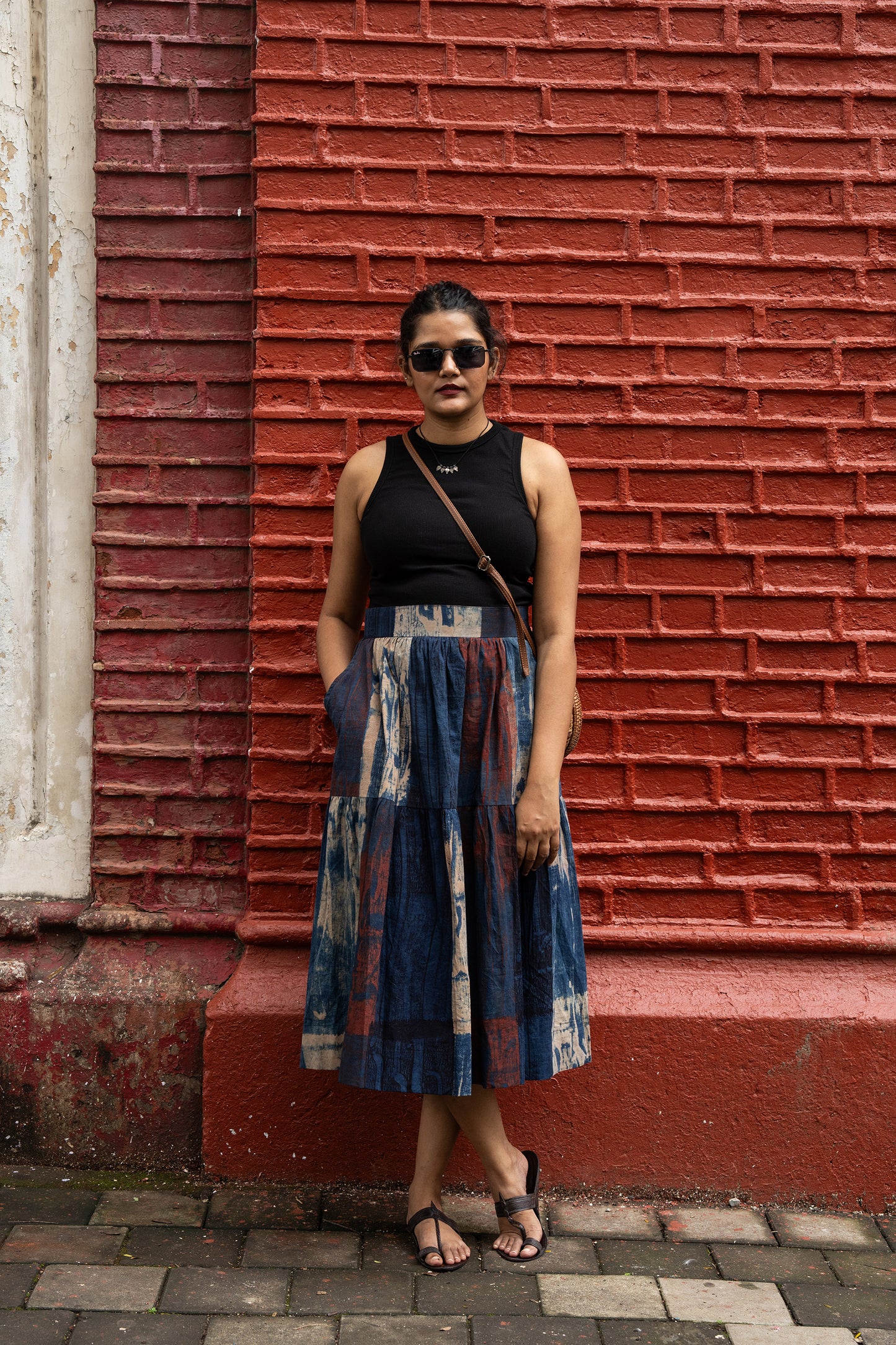 Ajrakh Skirt