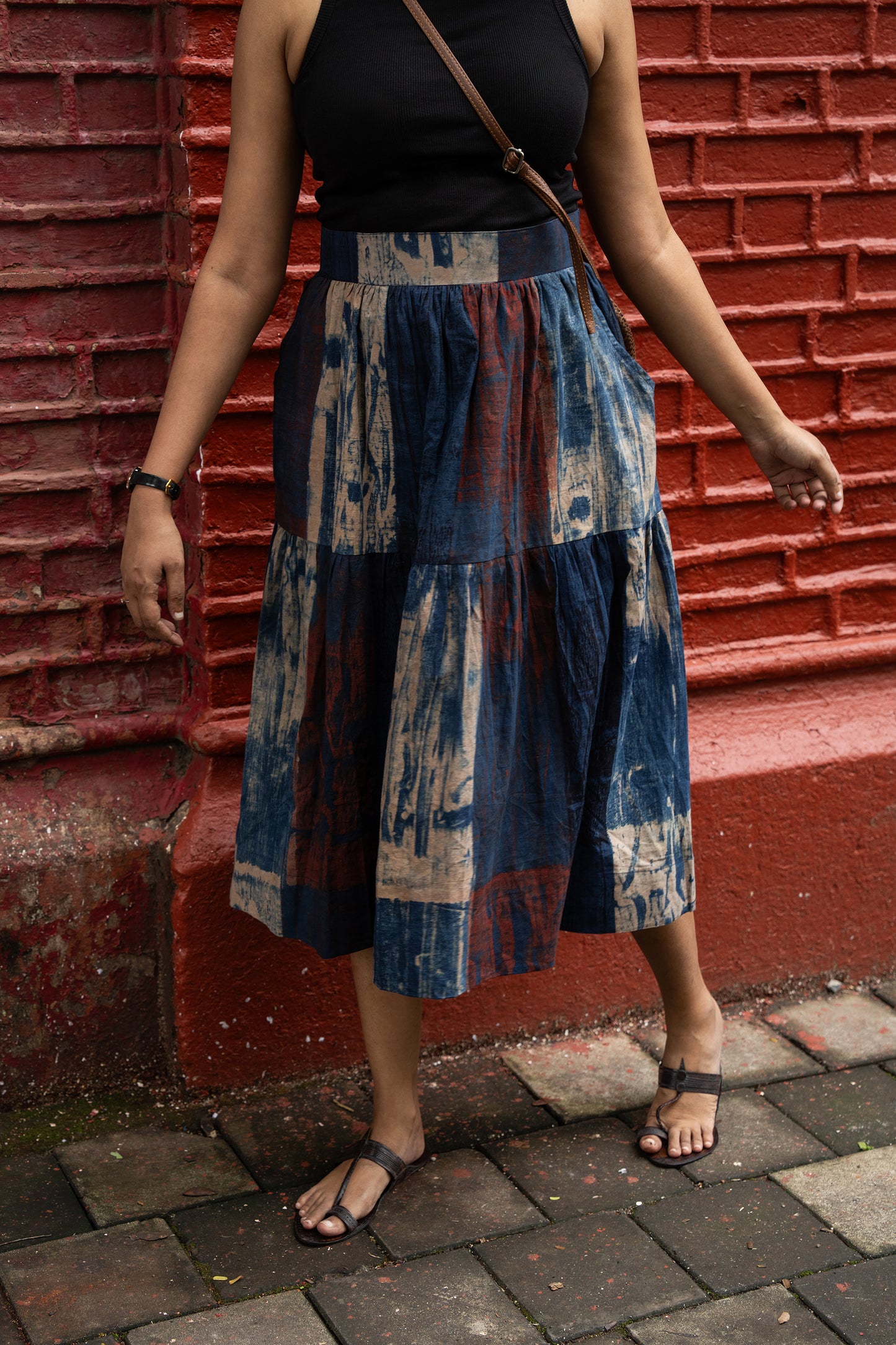 Ajrakh Skirt