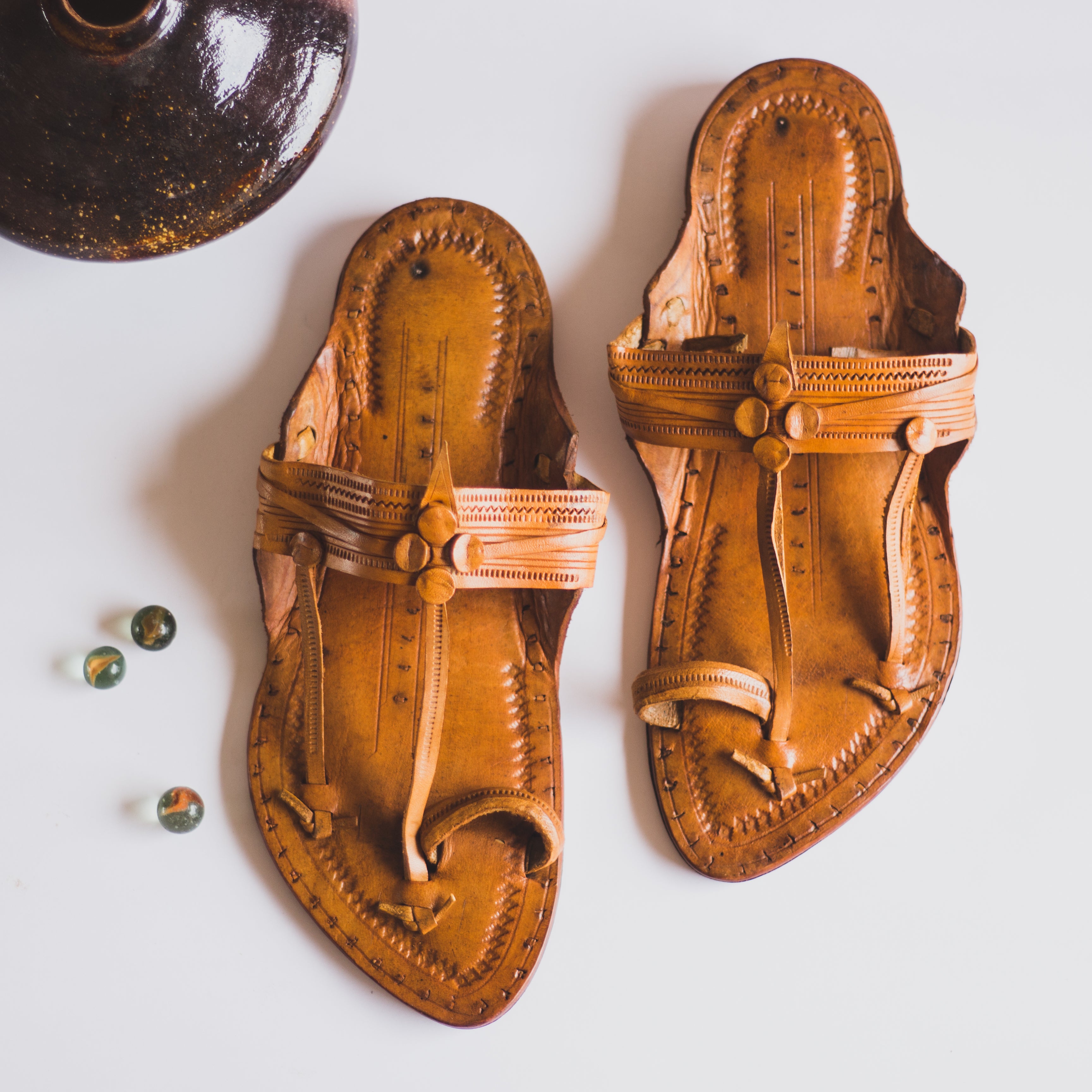 Handmade Kolhapuri Chappals for Men – Assal