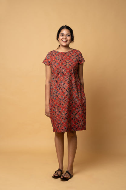 Ajrakh Dress