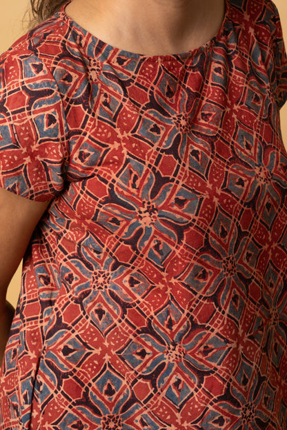 Ajrakh Dress