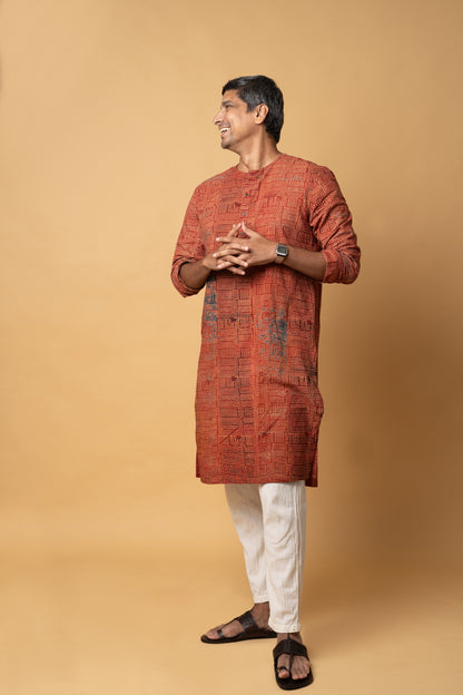 Ajrakh Kurta
