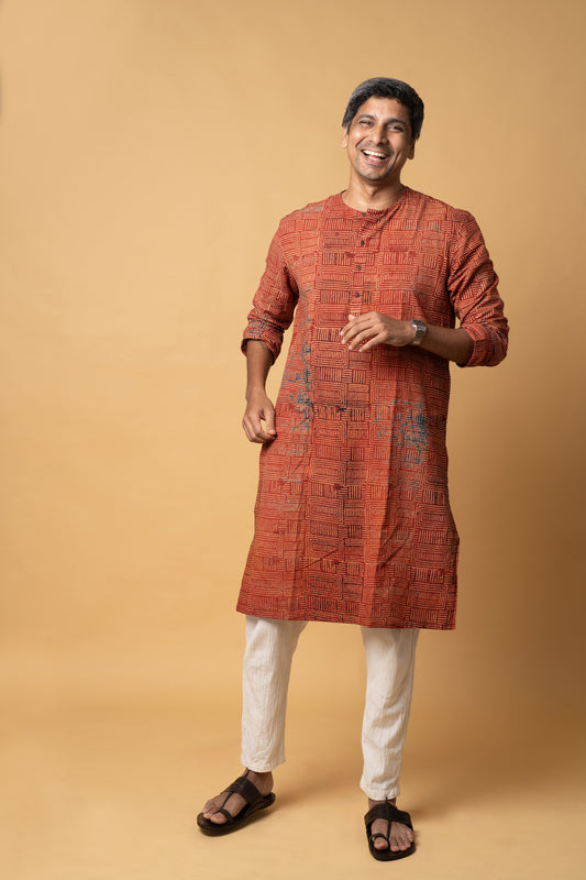 Ajrakh Kurta