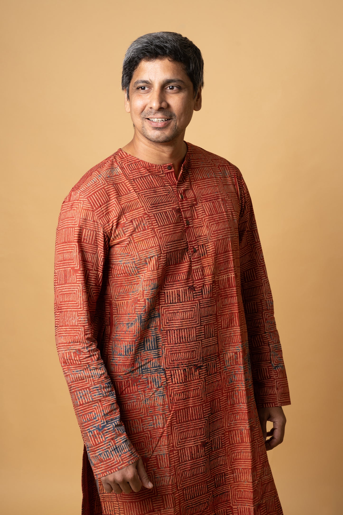 Ajrakh Kurta
