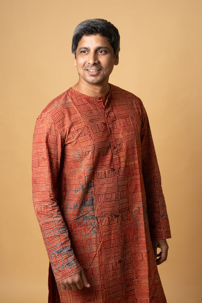 Ajrakh Kurta