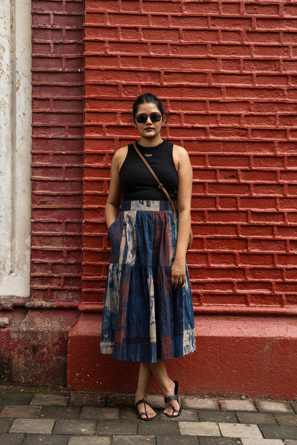 Ajrakh Skirt