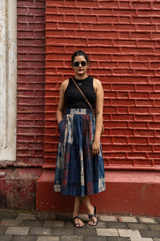 Ajrakh Skirt