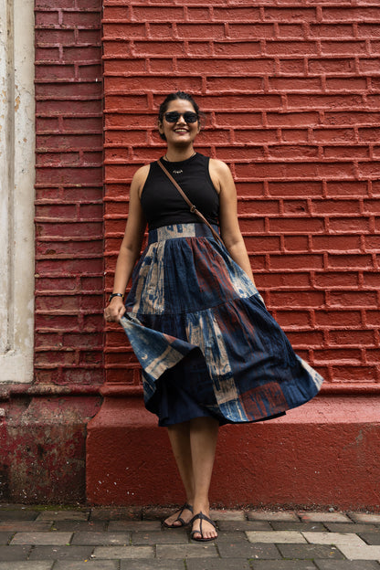 Ajrakh Skirt