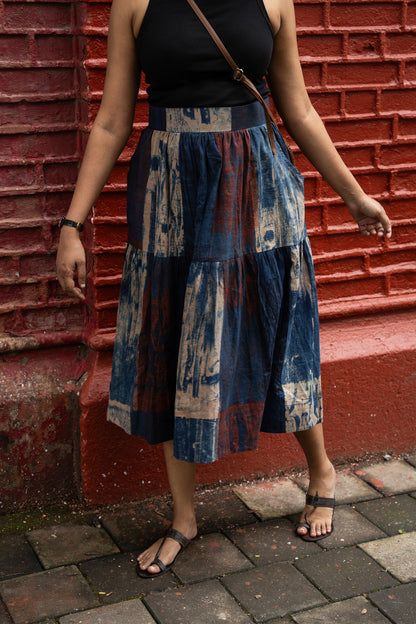 Ajrakh Skirt