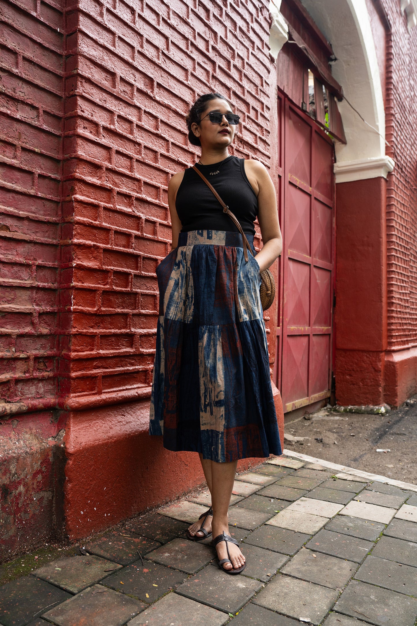 Ajrakh Skirt