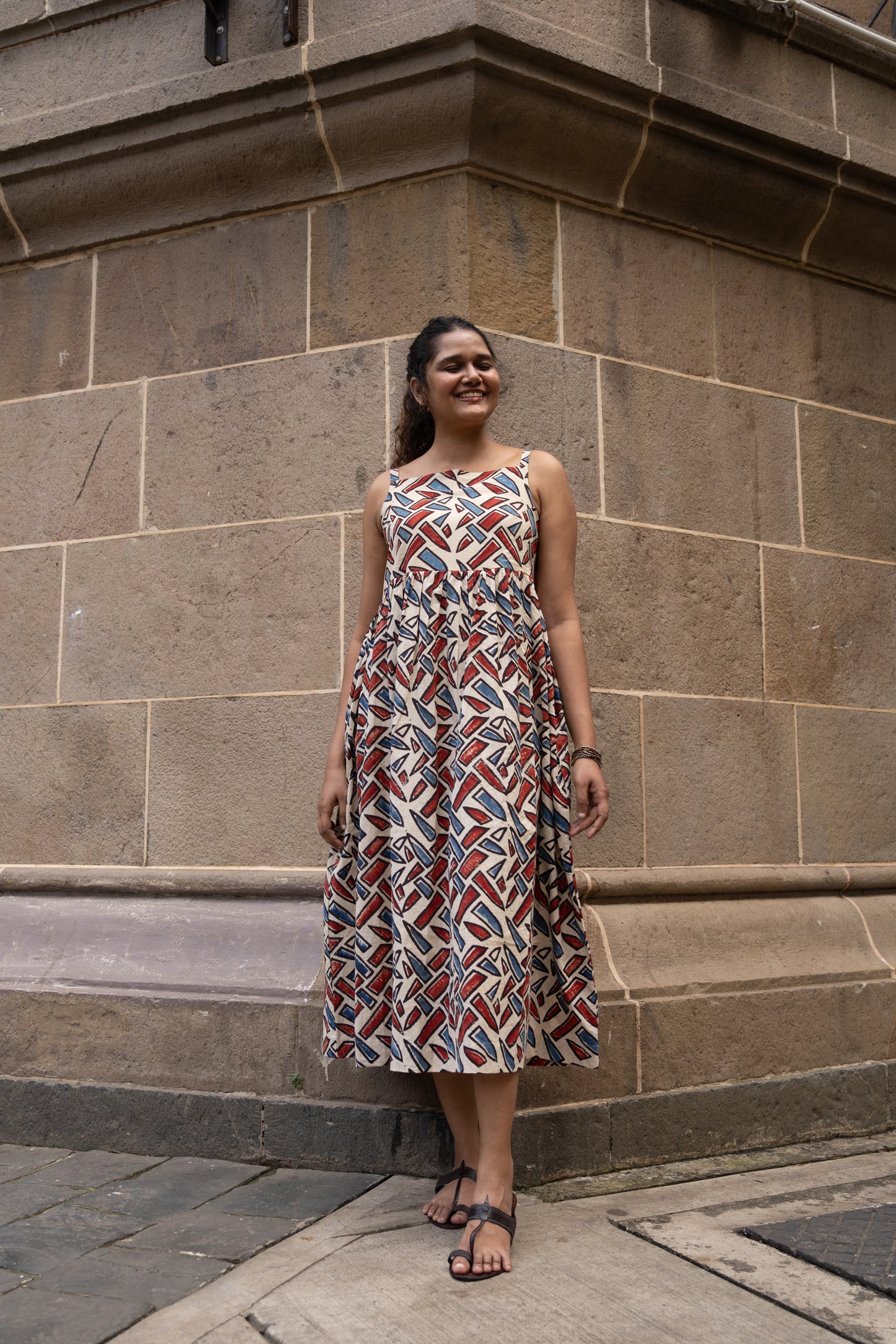 Ajrakh Dress