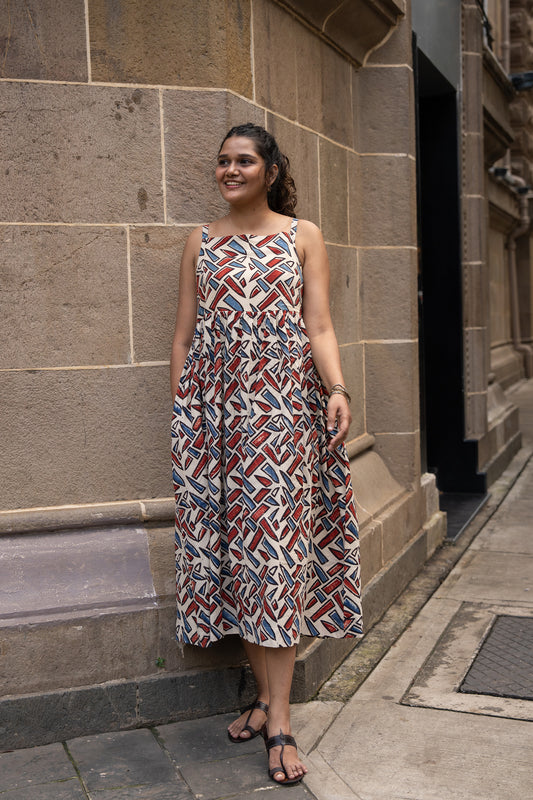 Ajrakh Dress