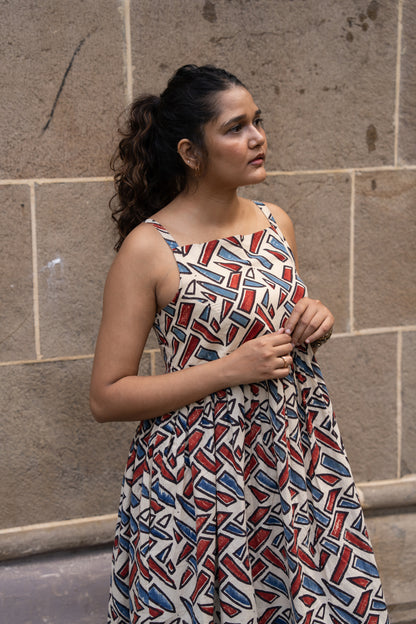 Ajrakh Dress