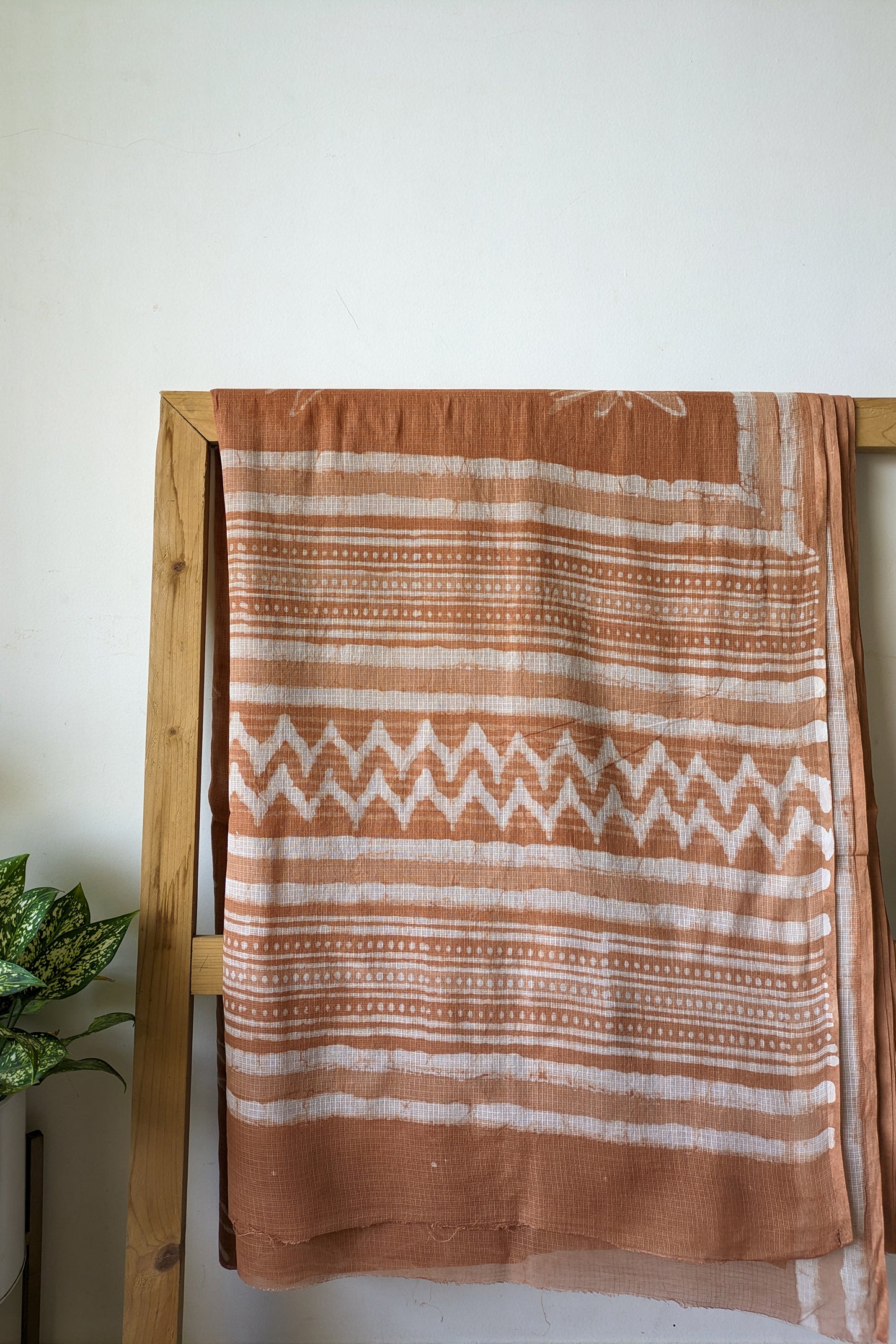 Handcrafted Dabu Kota Doria Saree
